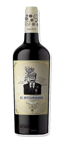 Vino El Interminable Blend De Malbec Bodega Sin Fin 750 Ml