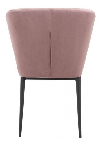 Silla De Comedor Tolivere - Rosa Këssa Cdmx Color De La Estructura De La Silla Negro Diseño De La Tela Liso