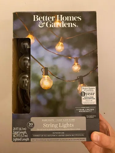 Luces De Jardín Guirnalda (Usado)