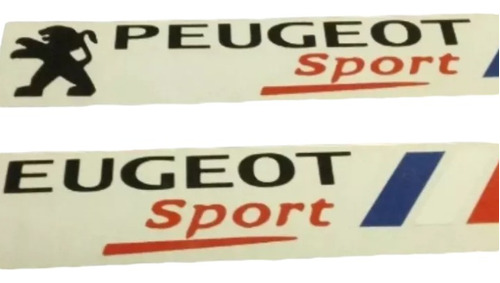 Calcomanías , Sticker En Vinilo Peugeot Sport