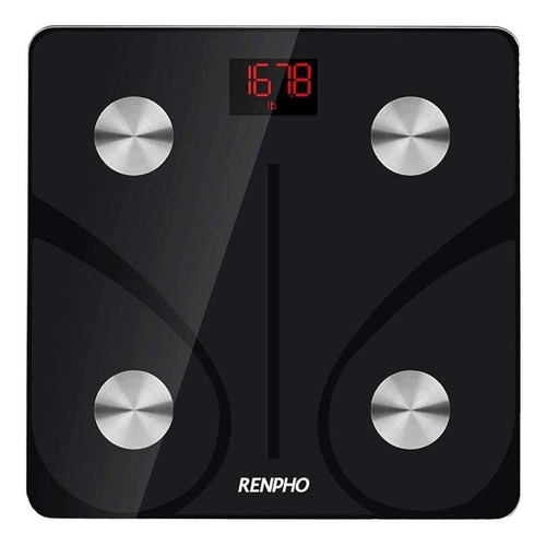 Imagen 1 de 1 de Báscula digital Renpho ES-CS20M negra, hasta 180 kg
