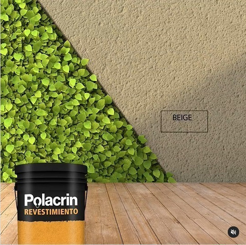 Imagen 6 de 10 de Revestimiento Texturado Acrilico Medio X 25kg Polacrin Ext