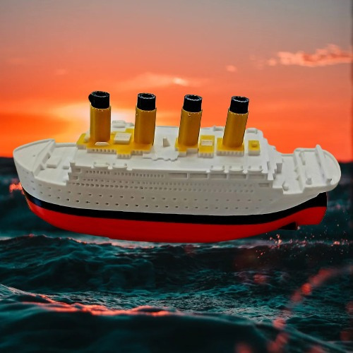 Titanic, El Mítico Tansatlantico + Iceberg 3d Multicolor. Varios