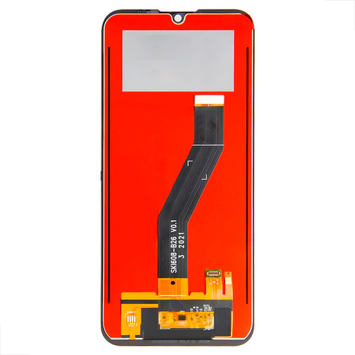 Tela Frontal Display Lcd Compatível Moto E6s Empório Cor Preto Sem Aro