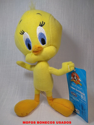 Bonecos De Pelúcia 5 Peças, Piu Piu,2garfield, Pica Pau, Cão (Usado)