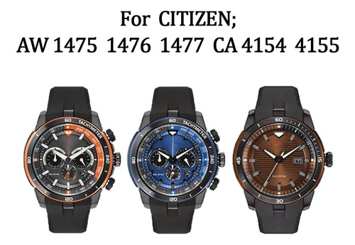 Correa De Caucho For Citizen Aw1475/1476/1477/ca4154/4155
