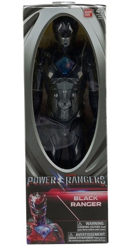 Ranger Preto De 30cm Power Rangers O Filme Bandai #97670