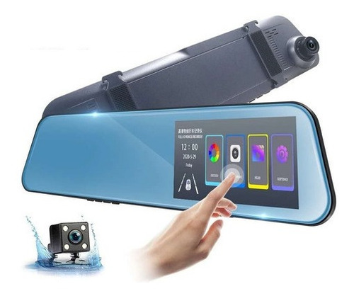 Espejo Retrovisor Dvr Tactil Para Kia Carens
