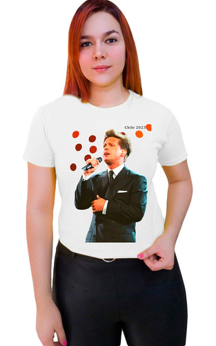 Polera Luis Miguel Gira Chile 2023 Cantante Foto Familia