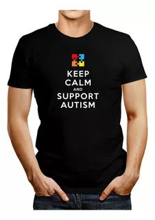 Idakoos Polo Keep Calm And Support Autism