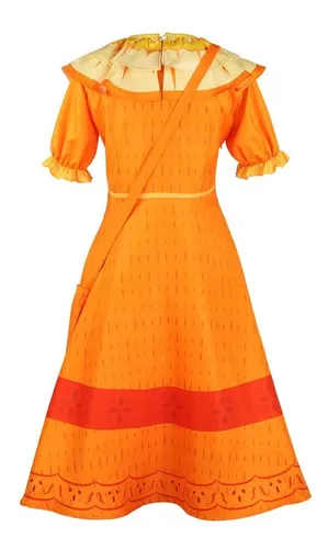 Adultos Niños Encanto Pepa Vestido Cosplay Disfraz Con Bolsa