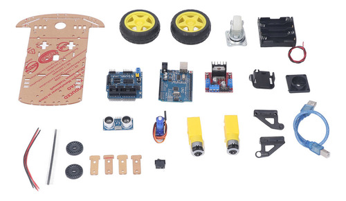 Kit De Chasis De Coche Robot Inteligente, Desarrollo Program