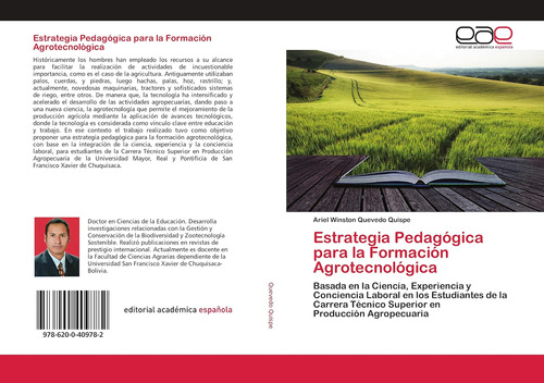 Libro: Estrategia Pedagógica Para La Formación Agrotecnológi