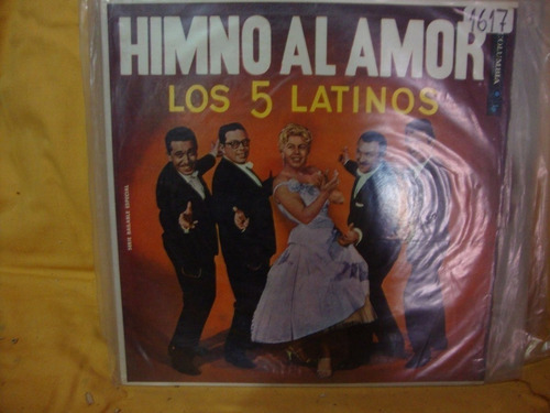 Vinilo Los 5 Cinco Latinos Lucio Y Su Conj Himno Al Amor M3