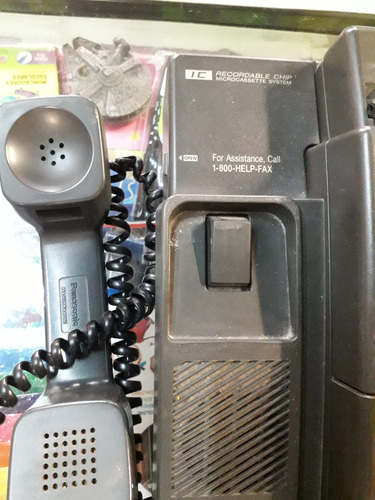 Fax Telefono Contestador Panasonic Kx-f130 C/manual Y Cables (Usado)