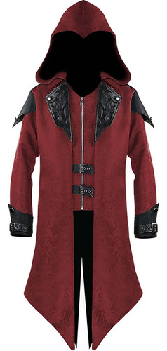 Vestido Medieval Liso Para Hombre, Chaqueta Retro, Chaqueta