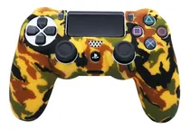 Comprar Funda Ps4 Joystick Camuflada Protectora Play 4 +2 Cubregrips