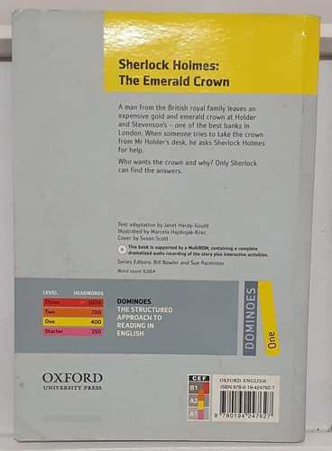 Libro Sherlock Holmes The Emerald Crown Oxford (Usado)