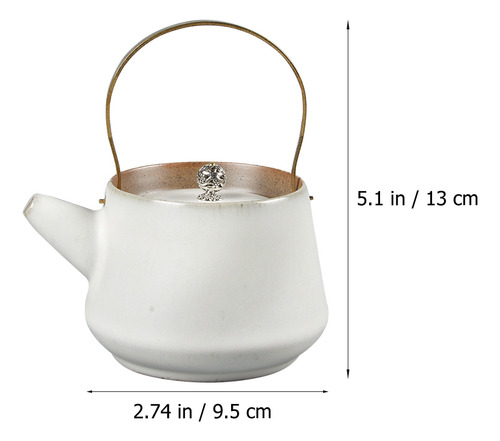 Tetera Vintage De Cerámica, Tetera Portátil Para Uso Domésti
