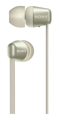 Imagem 2 de 2 de Fone De Ouvido In-ear Sem Fio Sony Wi-c310 Gold