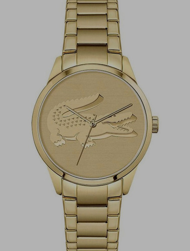 Reloj Pulsera Lacoste Dorado Ladycroc Iqq Lc-2001175