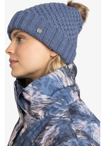 Campera Snow Roxy Jetty Solid Np Azul Print S