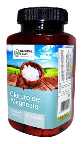 Cloruro De Magnesio 120 Capsulas 500mg Fatiga Corporal