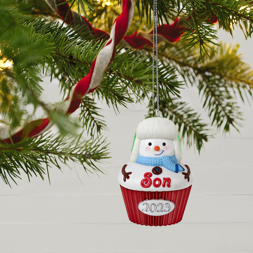 Adorno Navideño Hallmark Keepsake 2023 Son Cupcake
