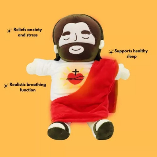 De Peluche De Jesús Que Respiras Con Música Y Luces - 2pcs
