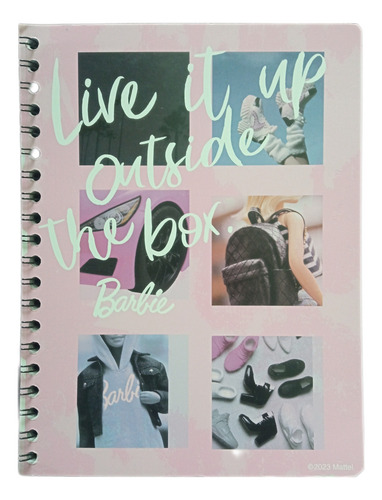 Cuaderno Profesional Barbie Mattel 100 Hojas De Raya