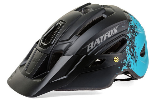 Casco De Bicicleta De Montaña Batfox Para Ciclismo Con Luz