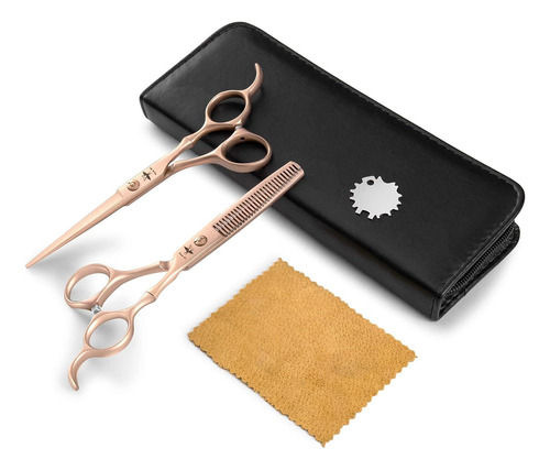 Juego De Tijeras Para Cortar El Cabello Purplebird Profe...