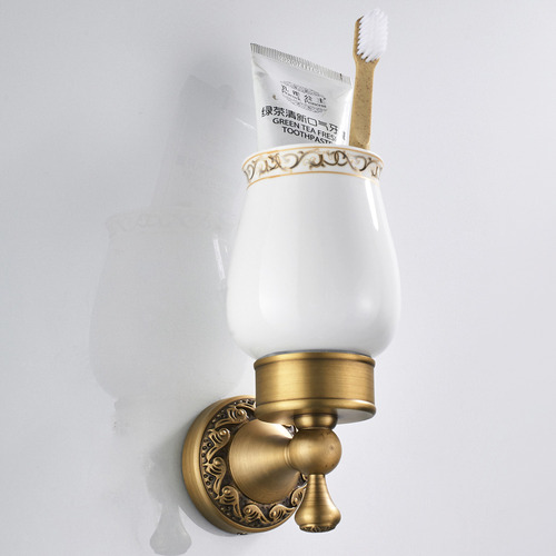 Tazas De De Soporte Almacenaje De De Y Cepillo De En Pared