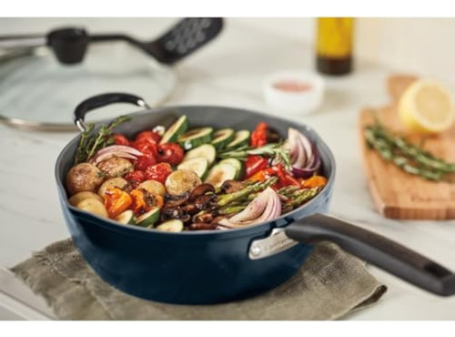 Juego De 4 Sartenes Cuisinart Preferred, Color Azul Marino