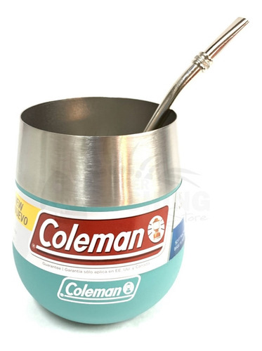 Imagen 2 de 10 de Equipo De Mate Con Termo Y Mate Coleman + Bombilla + Bolso