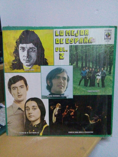 Lo Mejor De España Vol.2 Serrat Vinyl Lp Acetato Oferta1