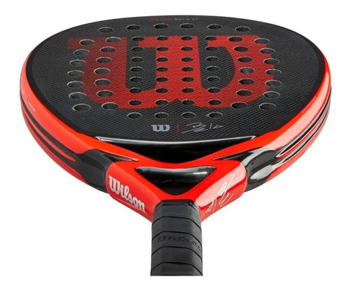 Imagen 4 de 5 de Paleta Padel Bela Lt Wilson Carbon Belasteguin Paddle