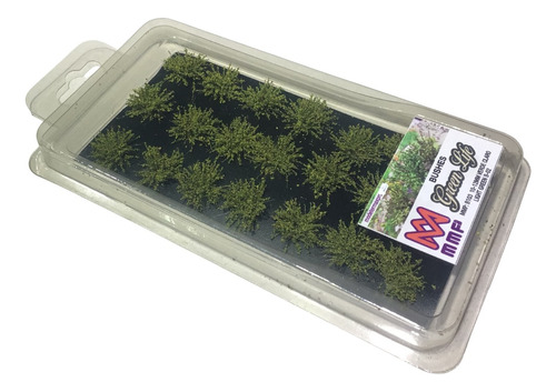Pasto Vegetacion 10-12mm Verde Claro B02 Arbusto Bushes Mmp