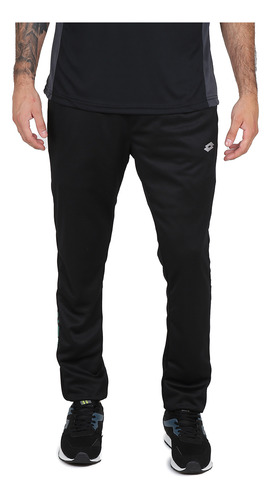 Pantalón Fútbol Lotto Maestro Hombre En Negro