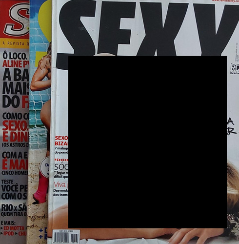 Lote De 3 Revistas Sexy  Importadas De Brasil Nº 10