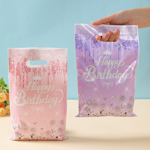 50 Bolsas De 4 Colores Para Fiestas De Cumpleaños De Niñas Color Multicolor Diamante
