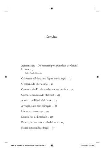 A Vingança Do Bom Selvagem E Outros Ensaios, De Gérard Lebrun. Editorial Editora Unesp, Capa Mole, Edição 1 Em Português, 2024