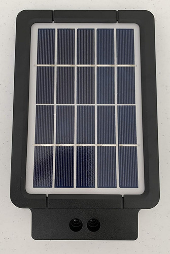 Lampara De Pared Exterior Led Solar Luminario 400 Lumenes Incluye Soporte Y Tornillería Panel 2.3 Wp Silicona Policristalina Ip65 Sensor De Movimiento 35000 Horas