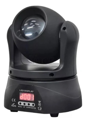8x Mini Beam Moving Head 20w Cree Rgbw Quadriled Dmx Festas