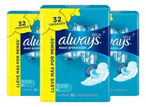 Comprar Pack X3 Toallas Higiénicas Always Maxi Protección Seca 32 Un