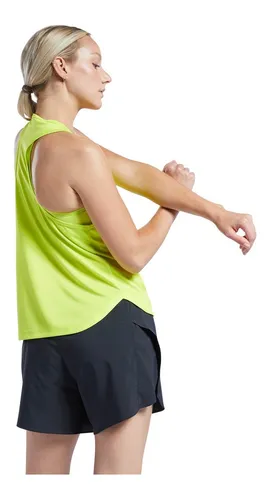 Polera Mujer Reebok Running Graphic Tan