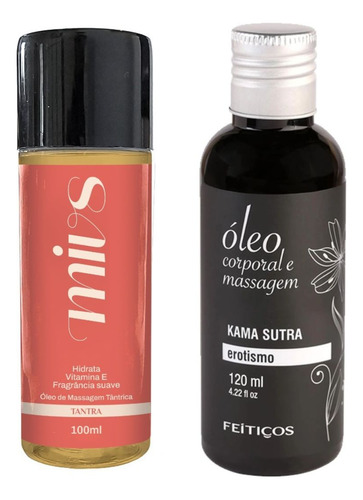 Óleos De Massagem Corporal Desliza Mivs Kama Sutra Relaxante