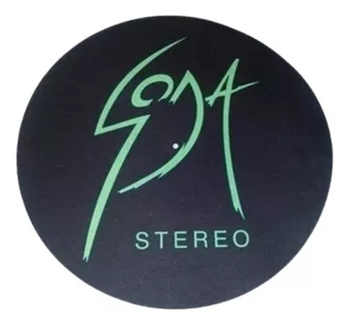 Soda Stereo Fluo Espuma Slipmat Paño Suave Espuma Excelente 