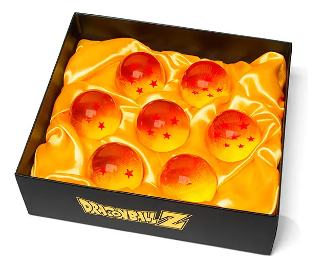 Esferas del Dragón Dragon Ball Z de Colección con Caja de Exhibición