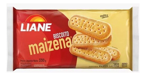 Kit 30 Biscoito Maizena Sem Lactose - Liane